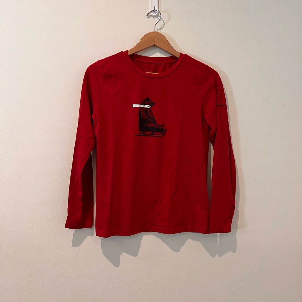 Columbia Women’s Red Long Sleeve Tee